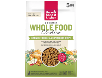 Honest Kitchen GF Clusters Whole Food Chicken Dog 5 lb