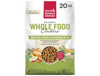 Honest Kitchen GF Clusters Whole Food Chicken Dog 20 lb