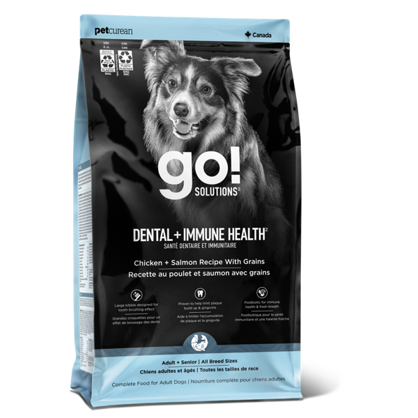Go! Dog Dental & Immune Health Chicken & Salmon 18lb
