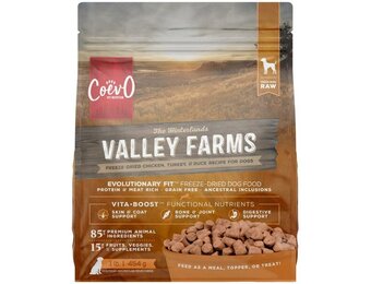 Coevo Freeze-Dried Raw  Valley Farms Recipe 1LB