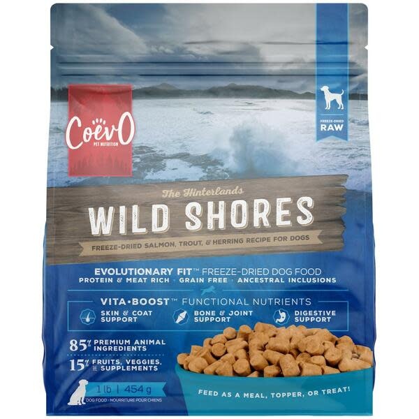 Coevo Freeze-Dried Raw  Wild Shores Recipe 1LB