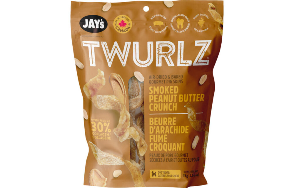 Jays Twurlz Smoked Peanut Butter 75GM