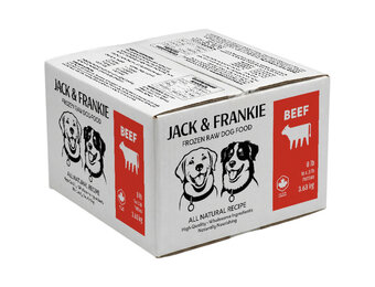 *New*Jack & Frankie Raw Dog Beef Premium 8lb
