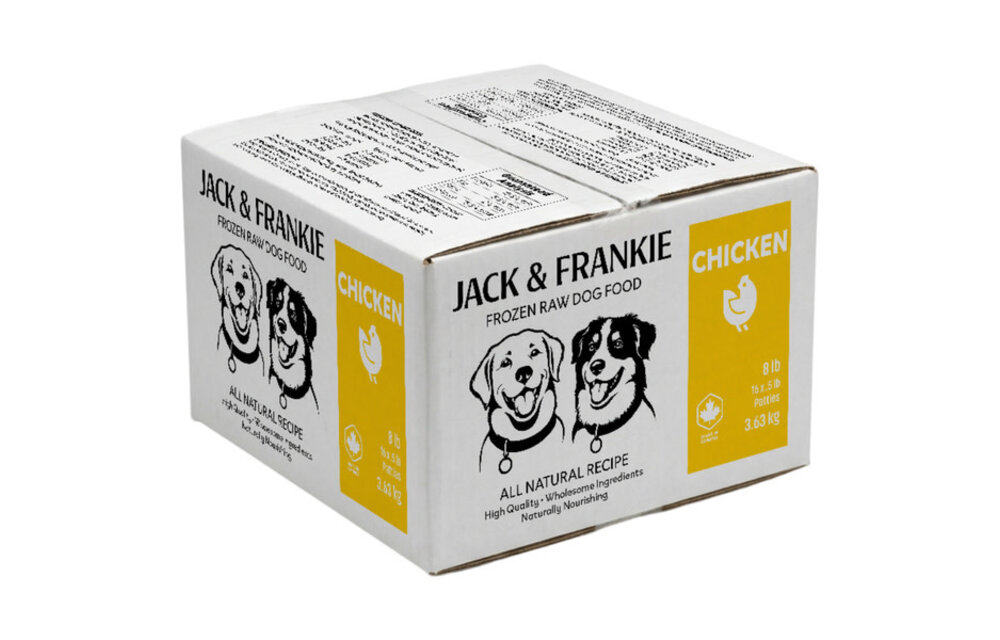 *New*Jack & Frankie Raw Dog Chicken Premium 8lb