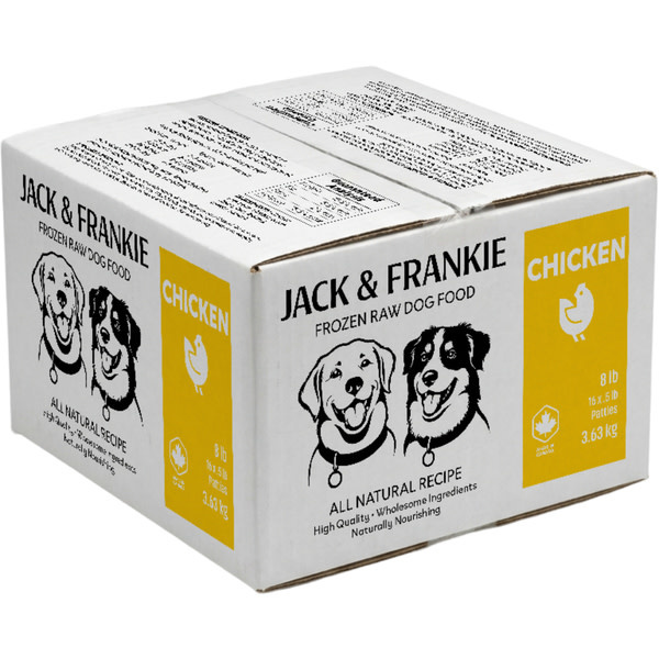 *New*Jack & Frankie Raw Dog Chicken Premium 8lb