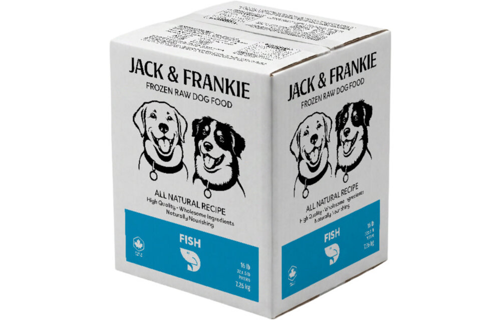 *New*Jack & Frankie Raw Dog Fish Premium 16lb