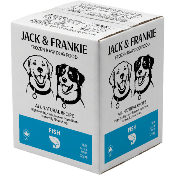 *New*Jack & Frankie Raw Dog Fish Premium 16lb
