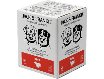 *New*Jack & Frankie Raw Dog Beef Premium 16lb