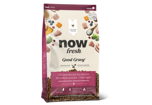 *New*NOW Cat Good Gravy Grain Free Chicken Senior 3lb