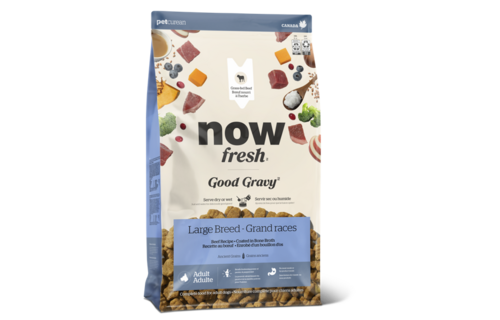*New*NOW Dog Good Gravy Beef w/Grains Large Breed 22lb