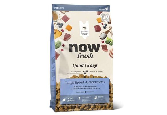 *New*NOW Dog Good Gravy Beef w/Grains Large Breed 12lb