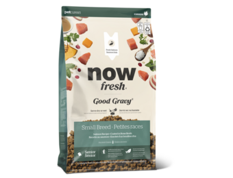 *New*NOW Dog Good Gravy Salmon w/Grains Small Breed Senior 3.5lb