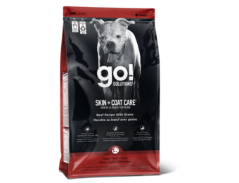 *New*Go! Dog Skin & Coat Beef w/Grains 22lb