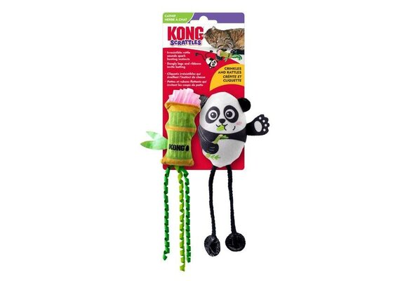 Kong Scrattles Panda 2PK | Cat