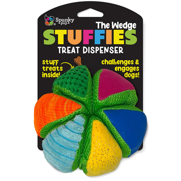 Spunky Pup  Stuffies Treat Dispensing The Wedge