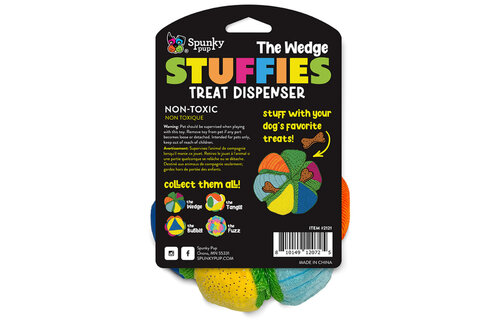 Spunky Pup  Stuffies Treat Dispensing The Wedge