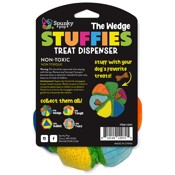Spunky Pup  Stuffies Treat Dispensing The Wedge