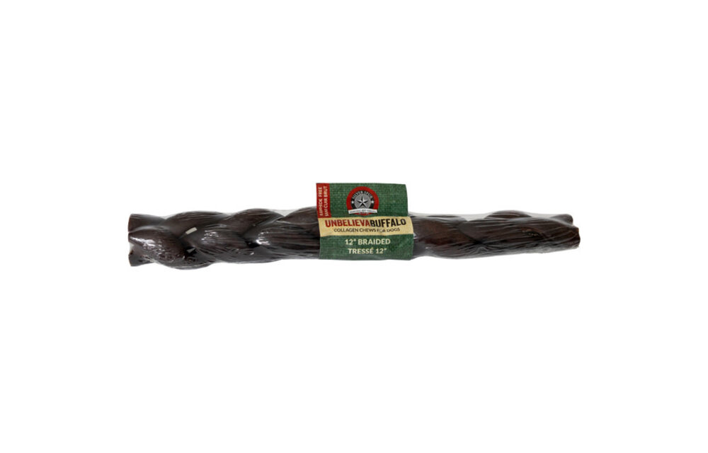 UNBELIEVABUFFALO Collagen Stick Braid 12"