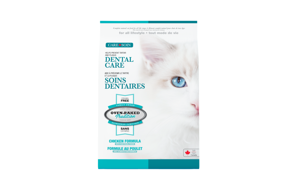 Oven-Baked Tradition Cat Care Dental All Life Stages Grain Free Chicken 5lb