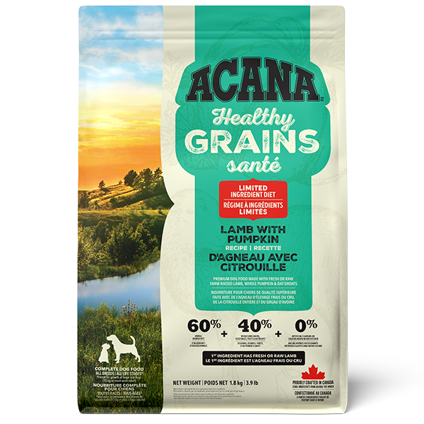 Acana Dog Healthy Grains Lamb w/Pumpkin 1.8kg