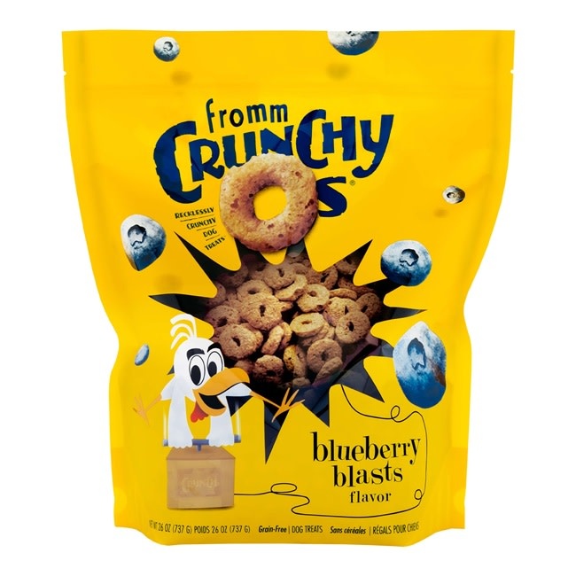 Fromm Dog Crunchy O's Blueberry Blast Treats 26oz