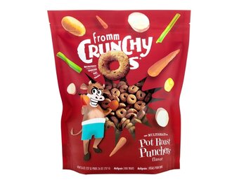 Fromm Dog Crunchy O's Pot Roast Punchers Treats 26oz