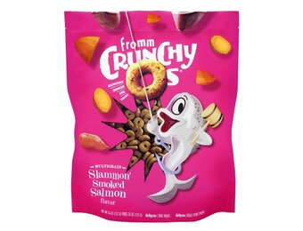 Fromm Dog Crunchy O's Slammon Smoked Salmon Treats 26oz