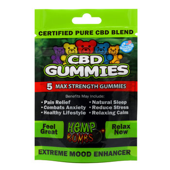 HEMP Bombs CBD Gummies Bag