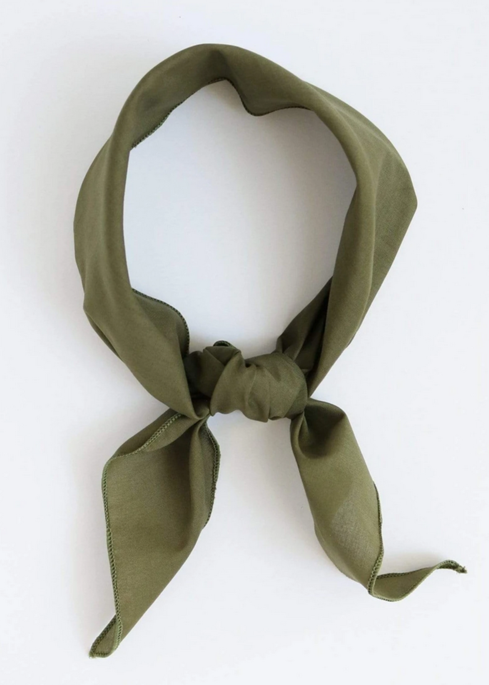 Lana cotton scarf olive