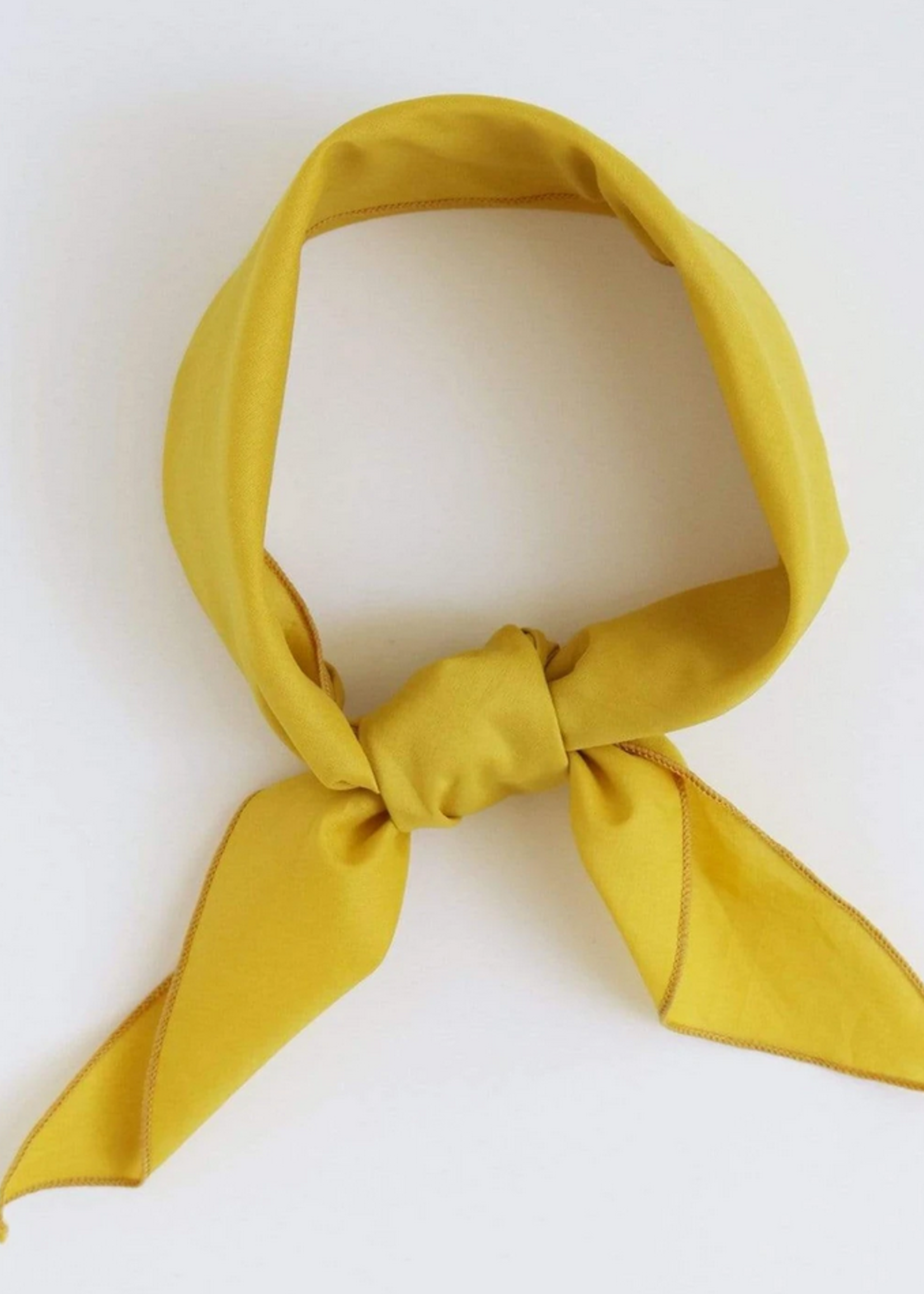 Lana cotton scarf mustard