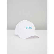 FIJM 2022 FIJM  Unisex White Cap Embroidered Blue Logo