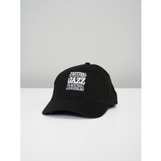 Casquette noire unisexe FIJM 2022 logo rond brodé