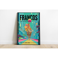 2023 Francos de Montréal Poster *Does Not Include The Frame*