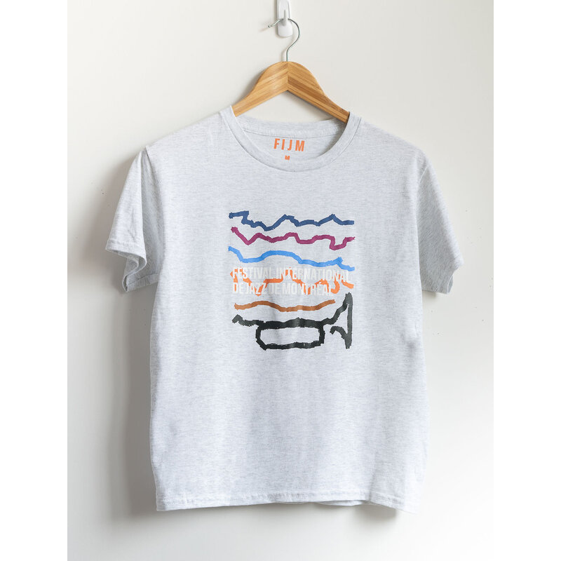Image Folie Trumpets & Lines Grey 2023 FIJM Kids T-Shirt