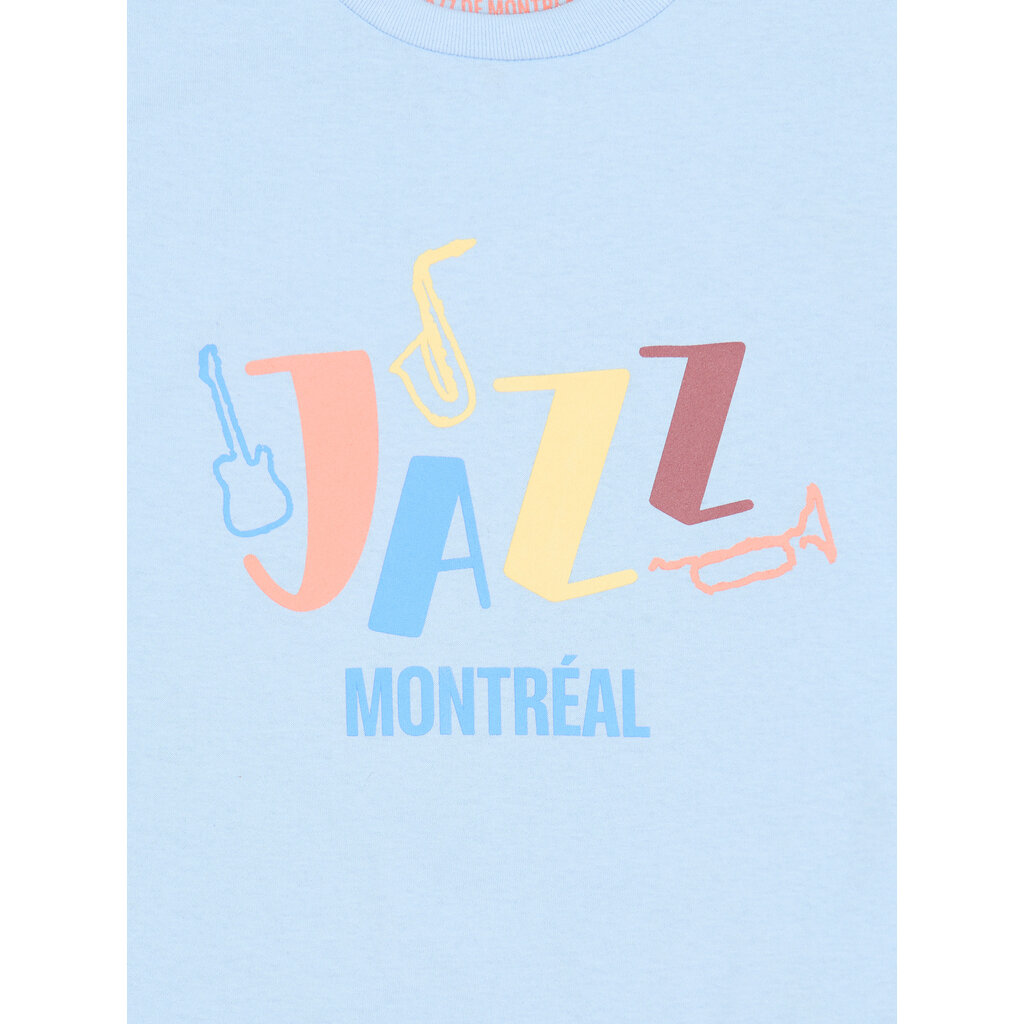 T-shirt Jazz Montréal à design pastel