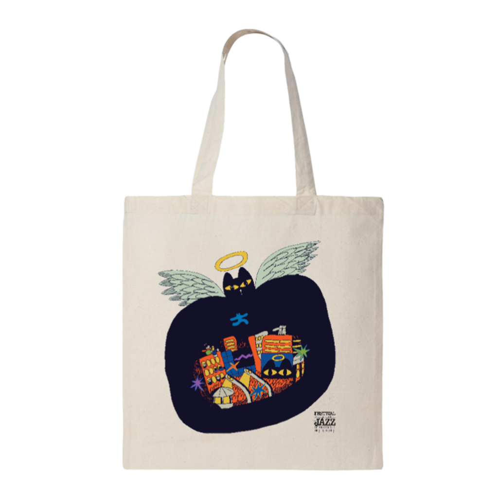 Ste-Cat City Beige Tote – Chien Champion 2025