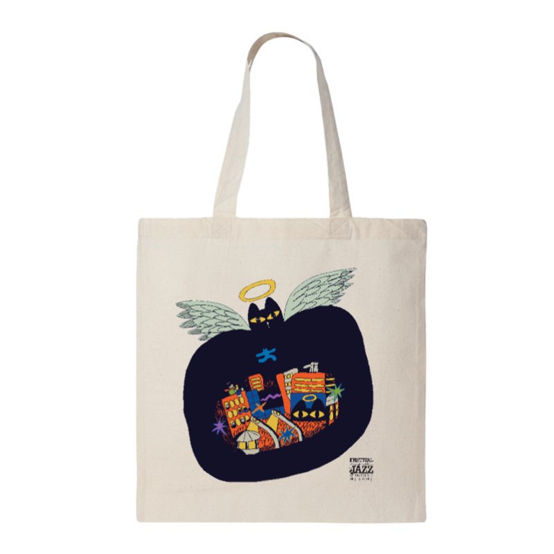 Ste-Cat City Beige Tote – Chien Champion 2025