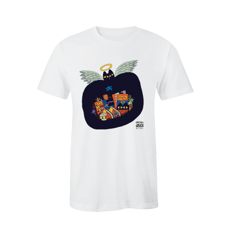 Ste-Cat City White T-Shirt – Chien Champion 2025