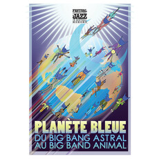 POSTER PLANETE BLEU