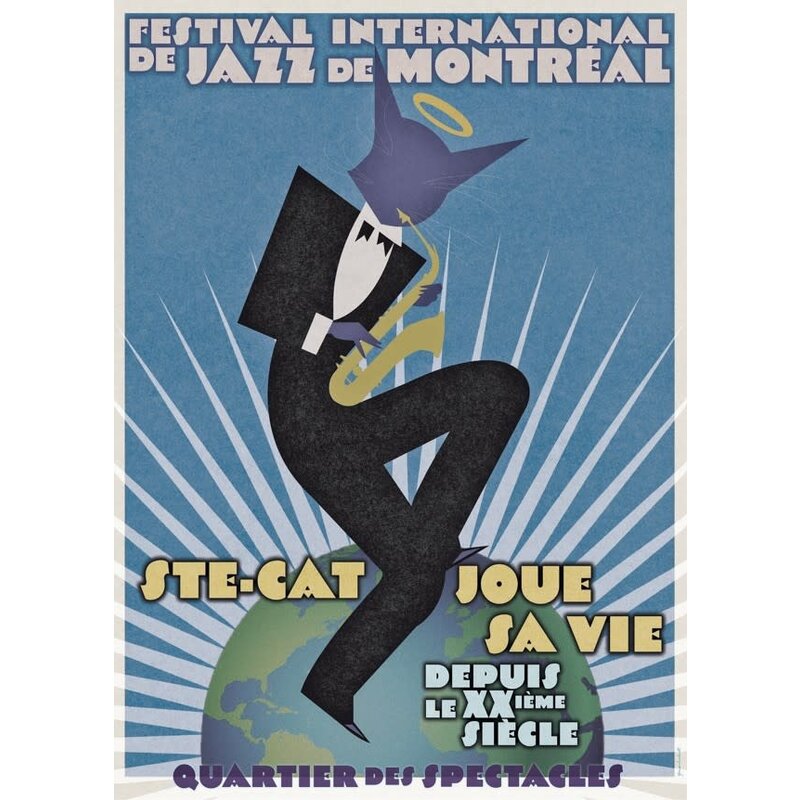 POSTER STE-CAT PLAYS
