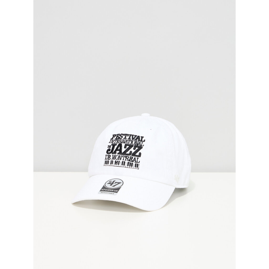 Casquette blanche classique du Festival International de Jazz de Montréal