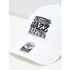Casquette blanche classique du Festival International de Jazz de Montréal