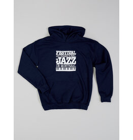 FIJM Square Logo Kids Pullover Hoodie