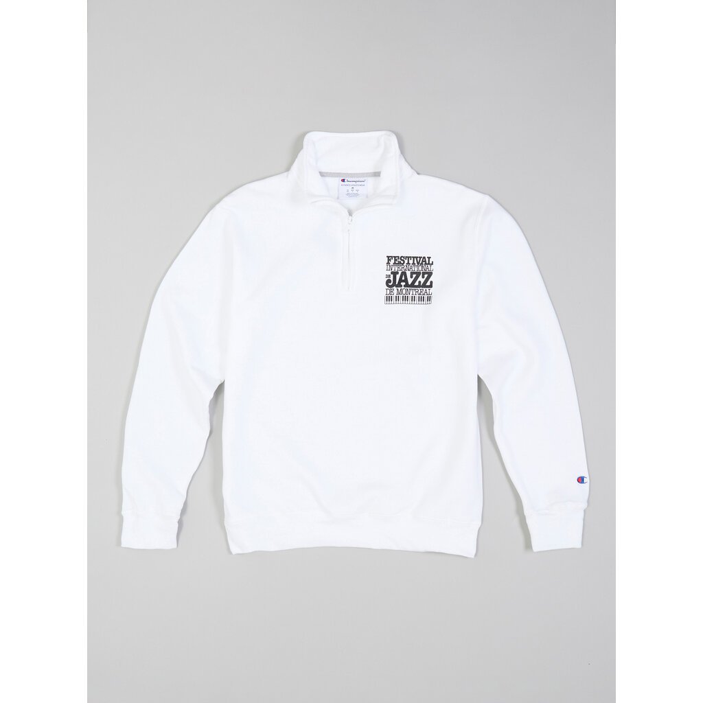CHAMPION Official FIJM Logo Quarter Zip Pullover