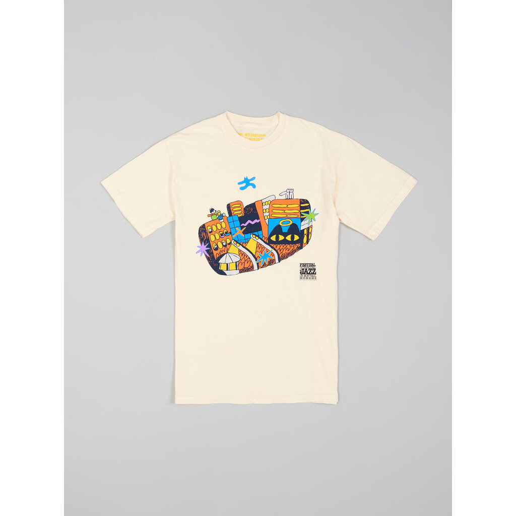 T-shirt beige Ville - Chien Champion 2025