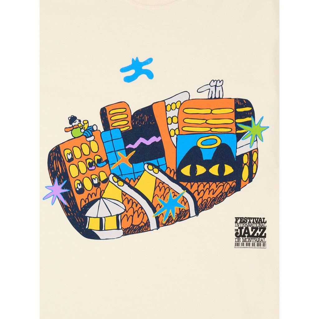 T-shirt beige Ville - Chien Champion 2025