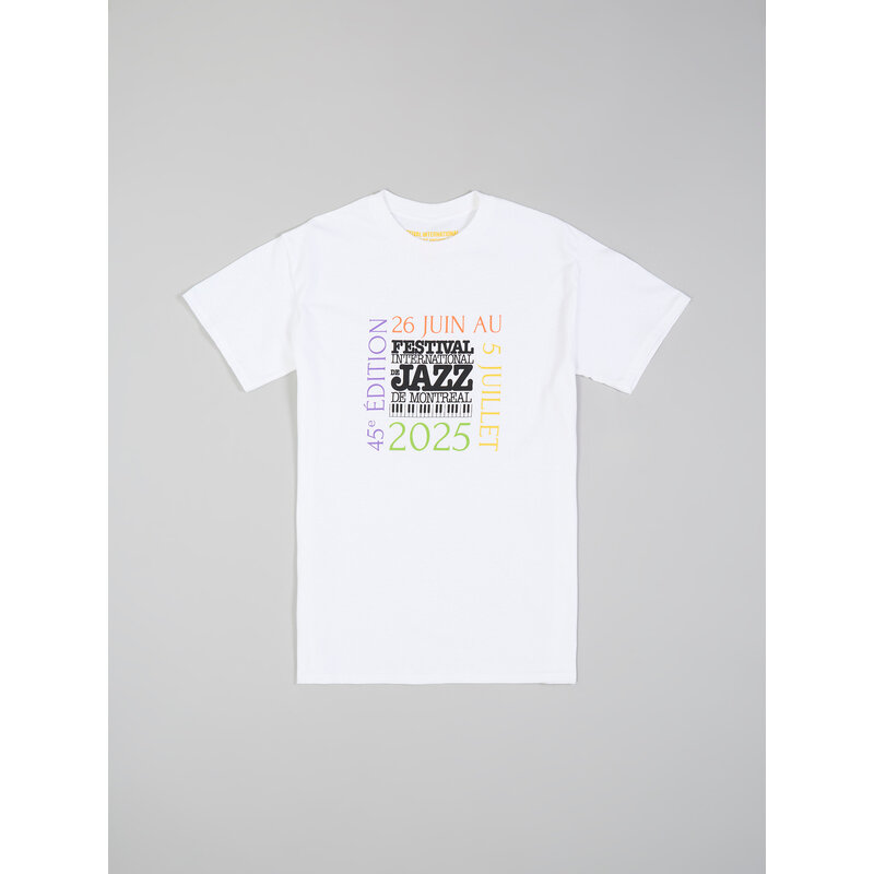 FIJM 2025 Multicolor Dated Square T-Shirt