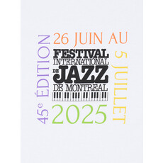 T-shirt carré daté multicolore du FIJM 2025