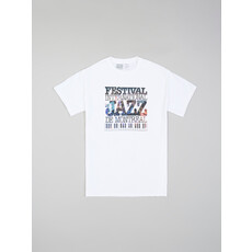 T-shirt mosaïque blanc du FIJM