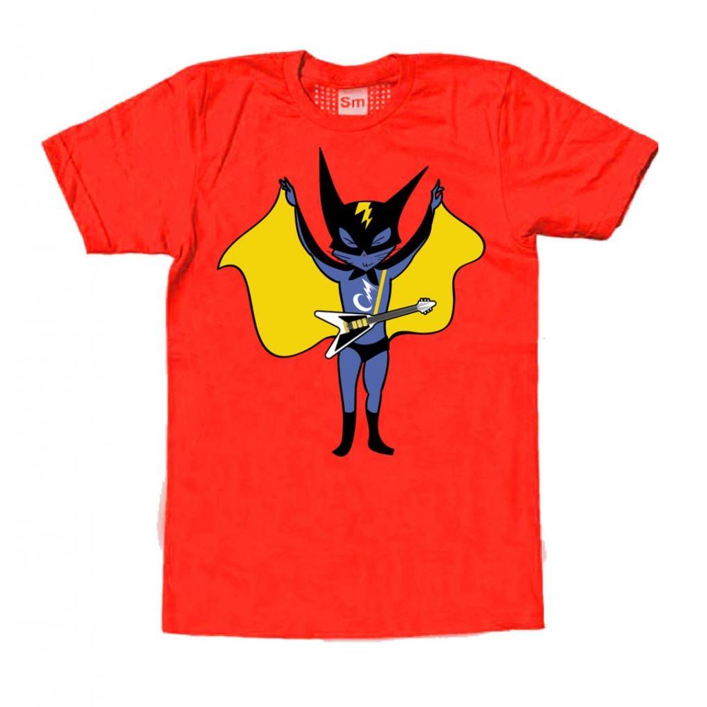 FIJM T-shirt rouge enfant unisex - super-héros